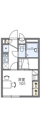 柴原阪大前駅 徒歩4分 1階の物件間取画像